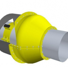 Укрытие 159/219-УЗМГ перехода манжет герметизирующих  (компл. 2 сегмента)
