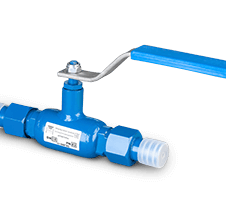 Кран шаровый Ду20 Ру1.6 МПа ХЛ1 штуцерно-ниппельный