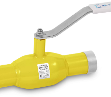 Кран шаровый Temper 39220100 DN100 PN25 газ полн.пр.под сварку